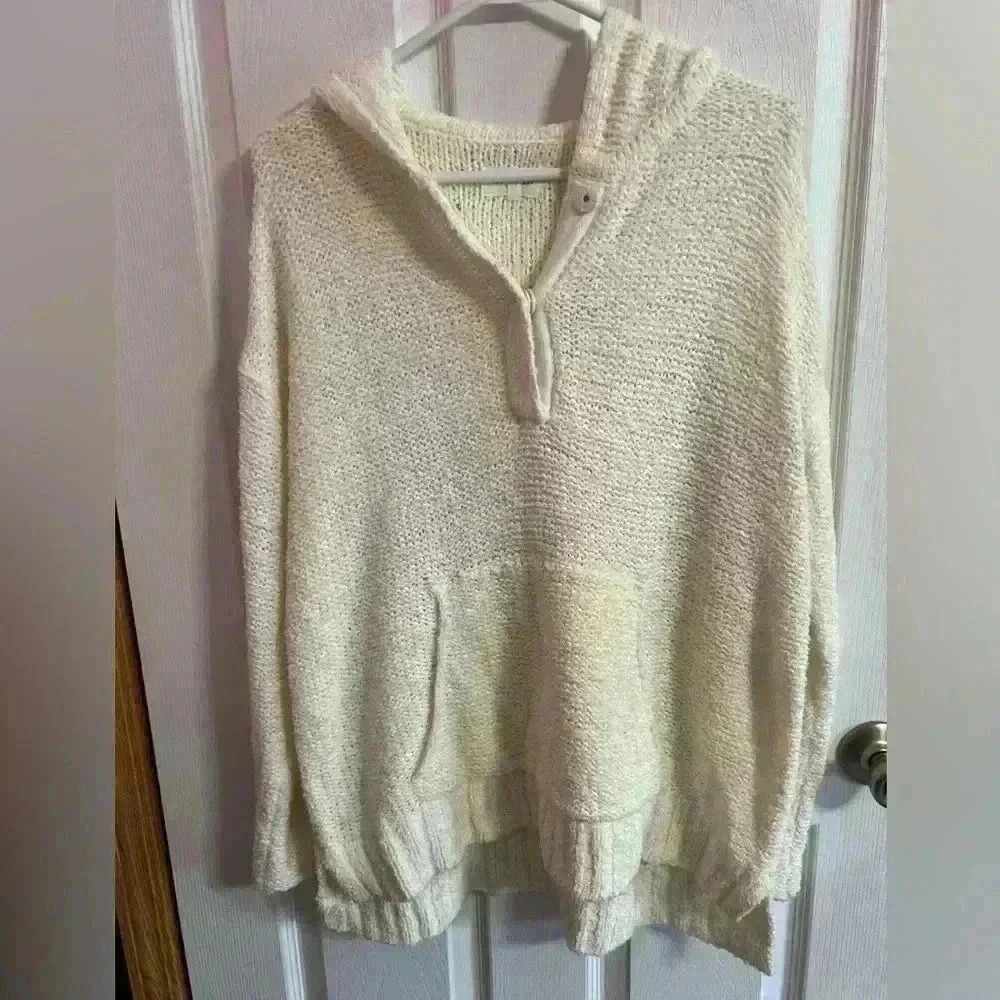 Lou & Grey hooded knit sweater - Picture 2 of 5